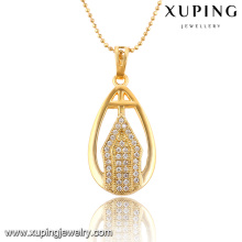 32553 Xuping neues Design Damen elegante Schmuck 18k vergoldet Anhänger für Frauen